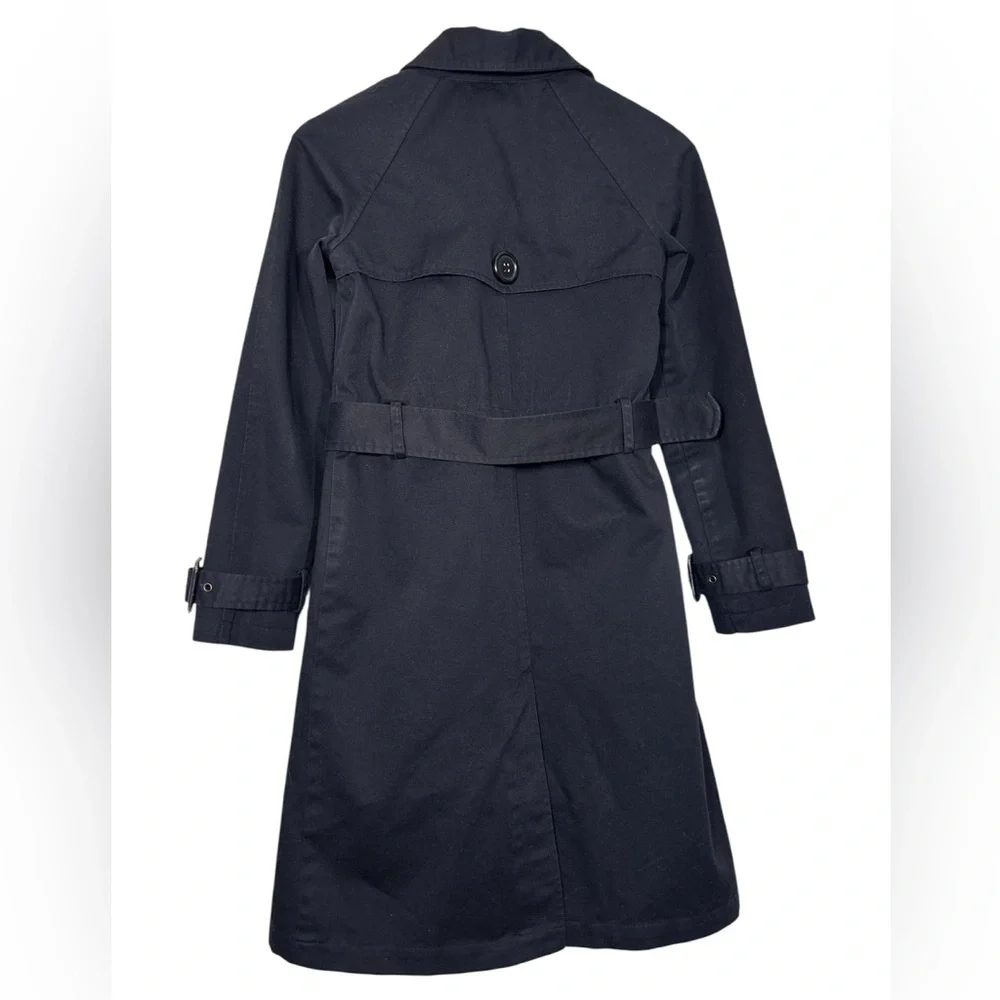 H&M Elegant Black Trench Coat